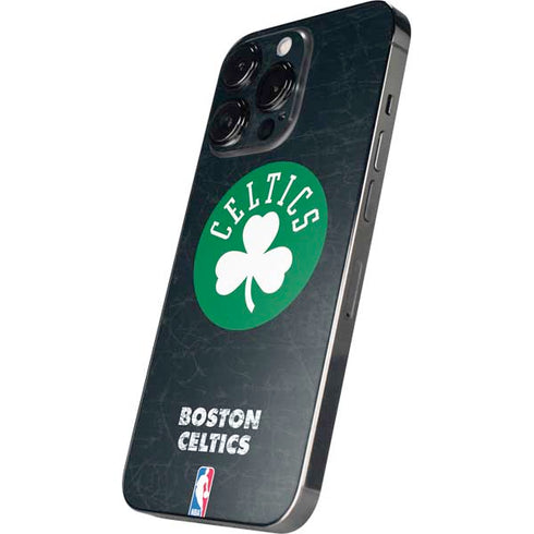 NBA Boston Celtics Black Secondary Logo iPhone 14 Pro Max Skin