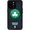 NBA Boston Celtics Black Secondary Logo iPhone 14 Pro Max Waterproof Case