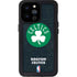 NBA Boston Celtics Black Secondary Logo iPhone 14 Pro Max Waterproof Case