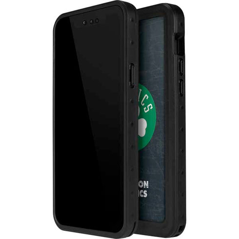 NBA Boston Celtics Black Secondary Logo iPhone 14 Pro Max Waterproof Case