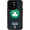 NBA Boston Celtics Black Secondary Logo iPhone 14 Pro Waterproof Case