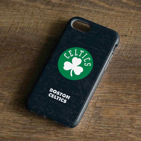 NBA Boston Celtics Black Secondary Logo iPhone 7 Pro Case