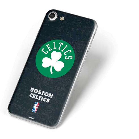 NBA Boston Celtics Black Secondary Logo iPhone 8 Skin
