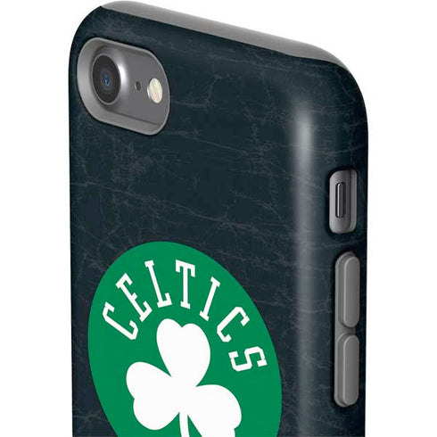NBA Boston Celtics Black Secondary Logo iPhone SE (2nd & 3rd Gen) Pro Case