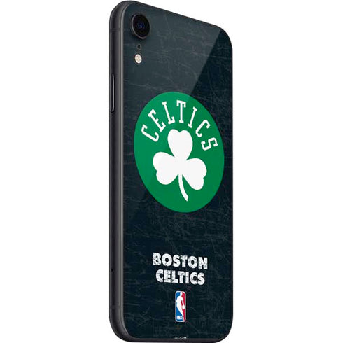 NBA Boston Celtics Black Secondary Logo iPhone SE (2nd & 3rd Gen) Skin