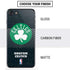NBA Boston Celtics Black Secondary Logo iPhone SE (2nd & 3rd Gen) Skin