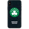 NBA Boston Celtics Black Secondary Logo iPhone X Skin