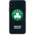 NBA Boston Celtics Black Secondary Logo iPhone X Skin