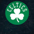 NBA Boston Celtics Black Secondary Logo iPhone X Skin