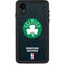 NBA Boston Celtics Black Secondary Logo iPhone XR Waterproof Case