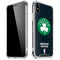 NBA Boston Celtics Black Secondary Logo iPhone XS Max Clear Case
