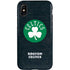 NBA Boston Celtics Black Secondary Logo iPhone XS Pro Case
