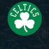 NBA Boston Celtics Black Secondary Logo iPhone XS Pro Case