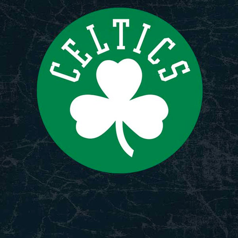 NBA Boston Celtics Black Secondary Logo iPhone XS Skin