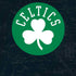NBA Boston Celtics Black Secondary Logo iPhone XS Skin
