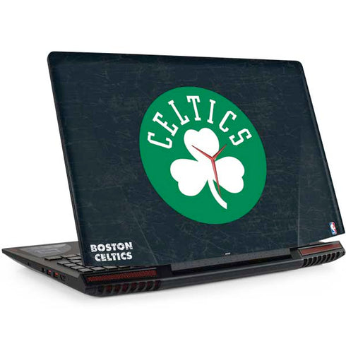 NBA Boston Celtics Black Secondary Logo Legion Y720 Skin