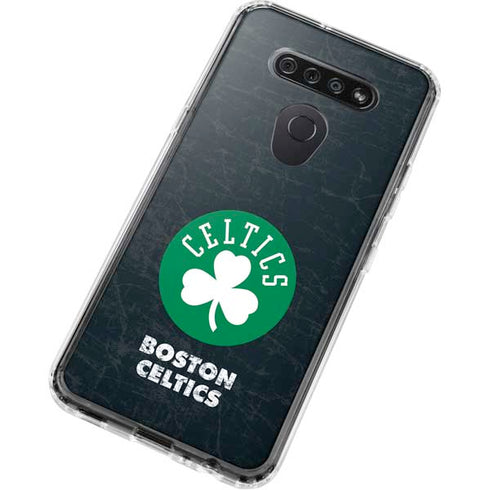 NBA Boston Celtics Black Secondary Logo LG K51/Q51 Clear Case