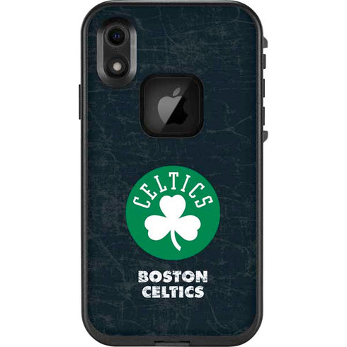 NBA Boston Celtics Black Secondary Logo LifeProof Fre iPhone Skin