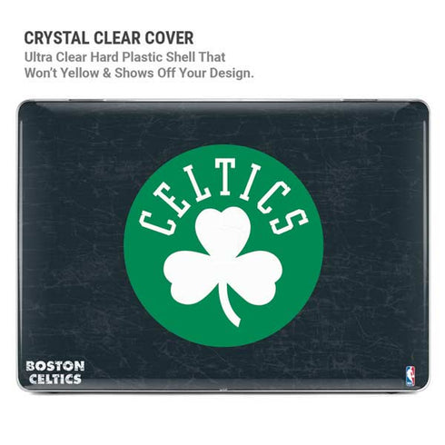 NBA Boston Celtics Black Secondary Logo MacBook Air 15in (2023-2025) Case plus Skin