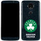 NBA Boston Celtics Black Secondary Logo Moto E5 Plus Skin