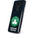 NBA Boston Celtics Black Secondary Logo Moto E5 Plus Skin