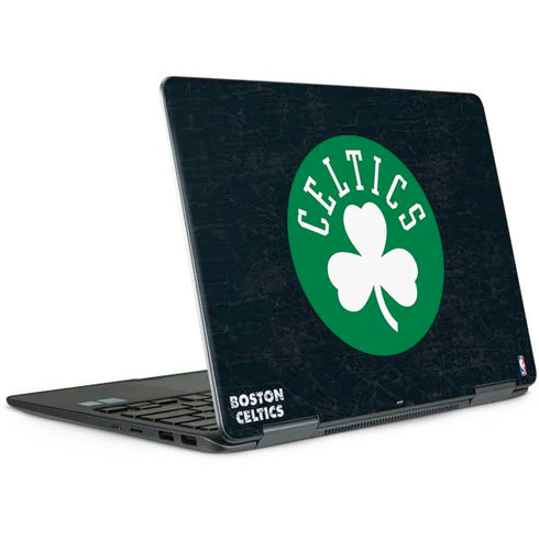 NBA Boston Celtics Black Secondary Logo Notebook 9 Pro 13in (2017) Skin