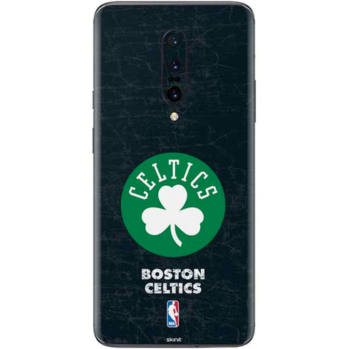 NBA Boston Celtics Black Secondary Logo OnePlus 7 Pro Skin