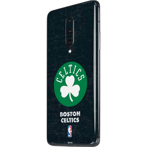 NBA Boston Celtics Black Secondary Logo OnePlus 7 Pro Skin