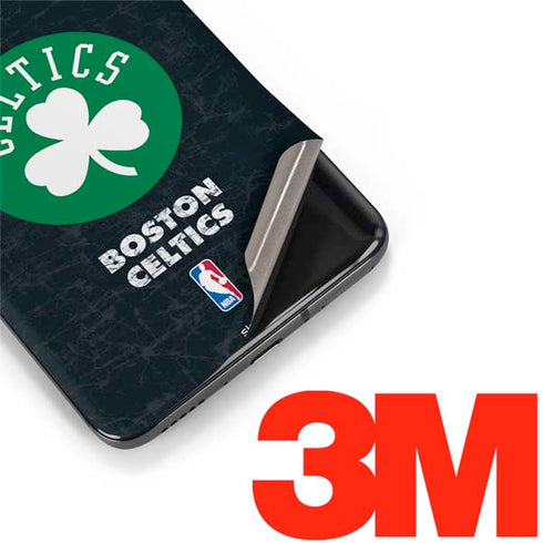 NBA Boston Celtics Black Secondary Logo OnePlus 7 Pro Skin