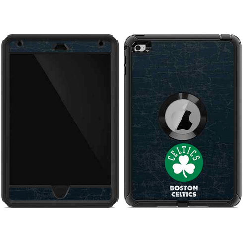 NBA Boston Celtics Black Secondary Logo Otterbox Defender iPad Skin
