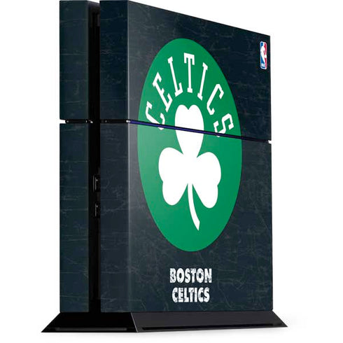 NBA Boston Celtics Black Secondary Logo PS4 Console Skin