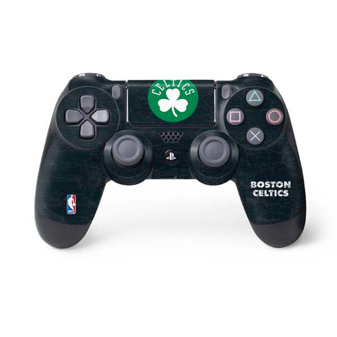 NBA Boston Celtics Black Secondary Logo PS4 Controller Skin