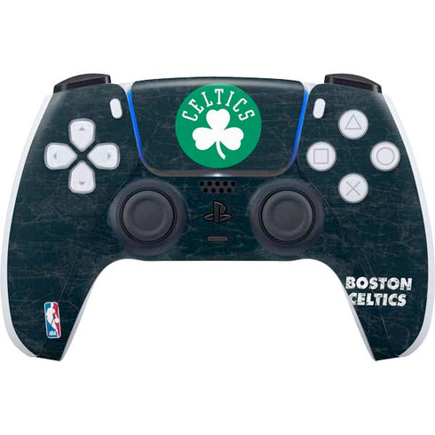 NBA Boston Celtics Black Secondary Logo PS5 Controller Skin