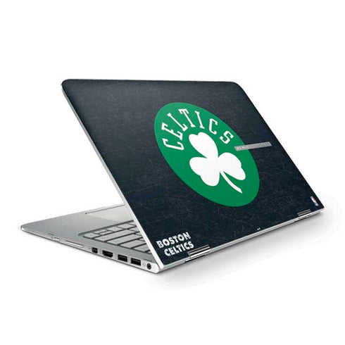 NBA Boston Celtics Black Secondary Logo HP Spectre Skin