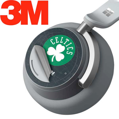 NBA Boston Celtics Black Secondary Logo Surface Headphones Skin