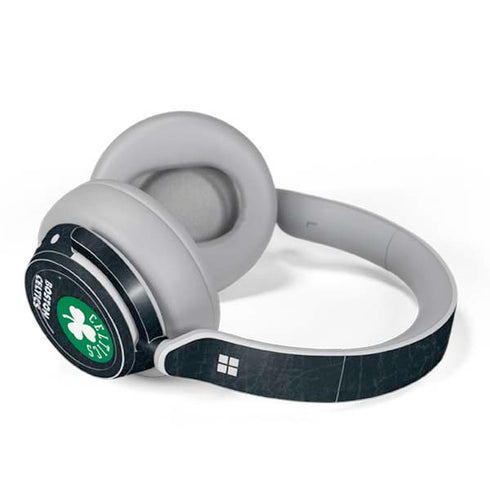 NBA Boston Celtics Black Secondary Logo Surface Headphones Skin