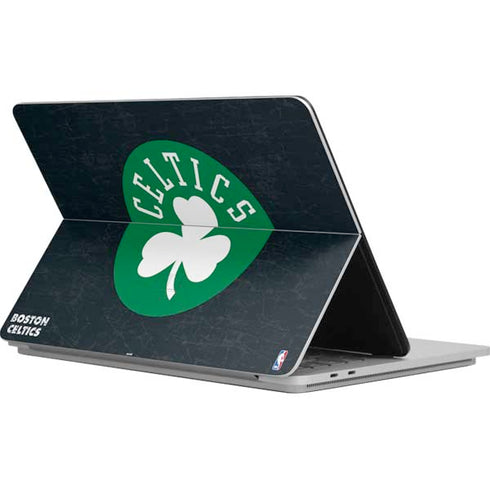 NBA Boston Celtics Black Secondary Logo Surface Laptop Studio Skin