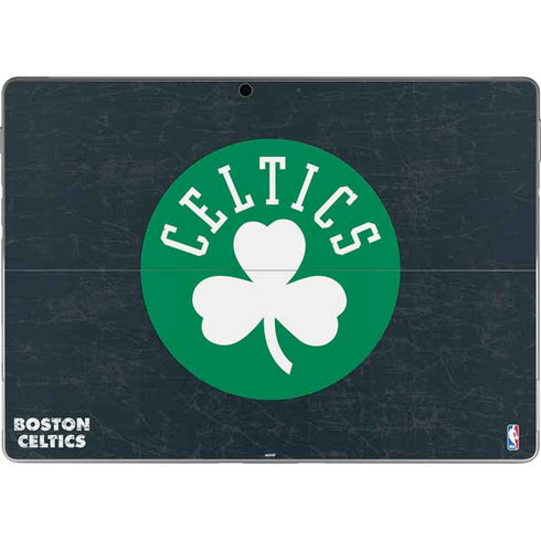 NBA Boston Celtics Black Secondary Logo Surface Pro 9 Skin