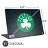 NBA Boston Celtics Black Secondary Logo Universal Laptop 11in (8.8 x 6.2in) Skin