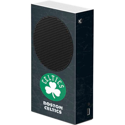 NBA Boston Celtics Black Secondary Logo Xbox Series S Console Skin