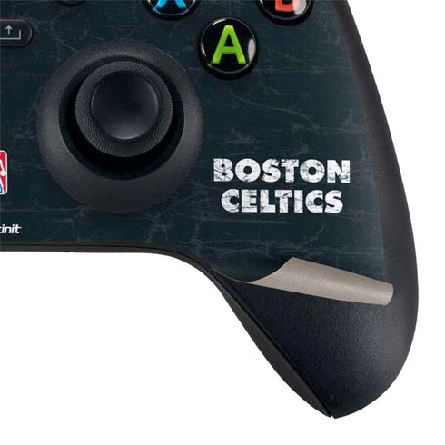 NBA Boston Celtics Black Secondary Logo Xbox Series X Controller Skin