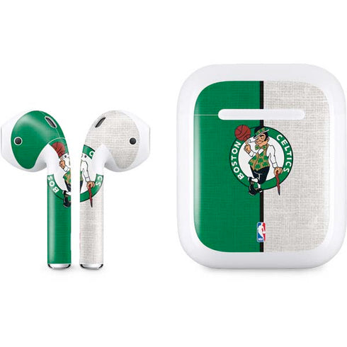 NBA Boston Celtics Canvas Apple AirPods Skin