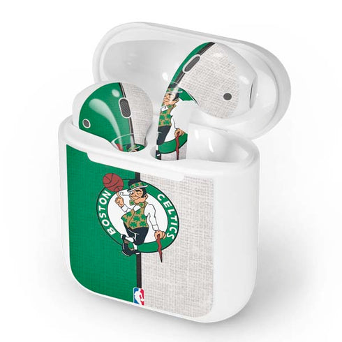 NBA Boston Celtics Canvas Apple AirPods Skin