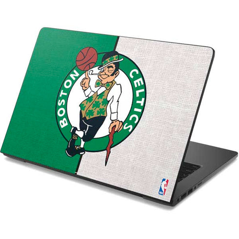 NBA Boston Celtics Canvas Dell Chromebook Skin