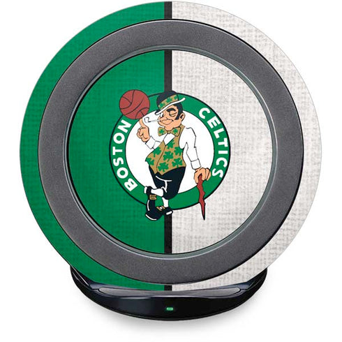 NBA Boston Celtics Canvas Fast Charge Wireless Charging Stand Skin