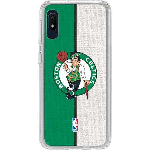 NBA Boston Celtics Canvas Galaxy A10e Clear Case