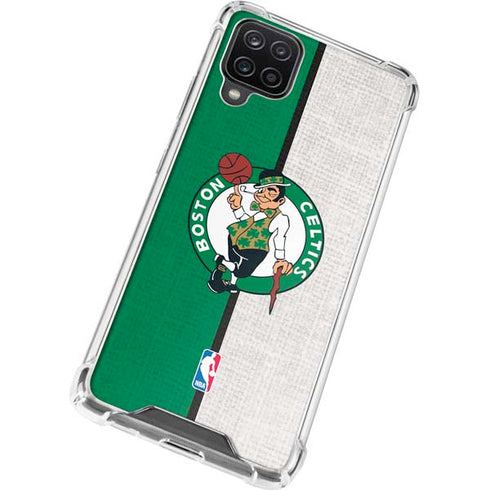 NBA Boston Celtics Canvas Galaxy A12 Clear Case