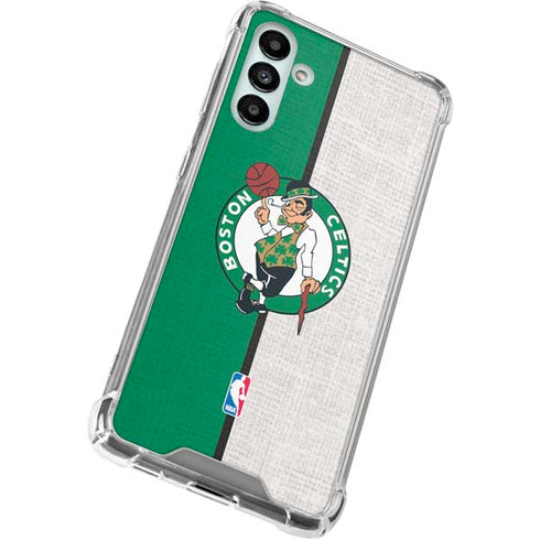NBA Boston Celtics Canvas Galaxy A13 5G Clear Case