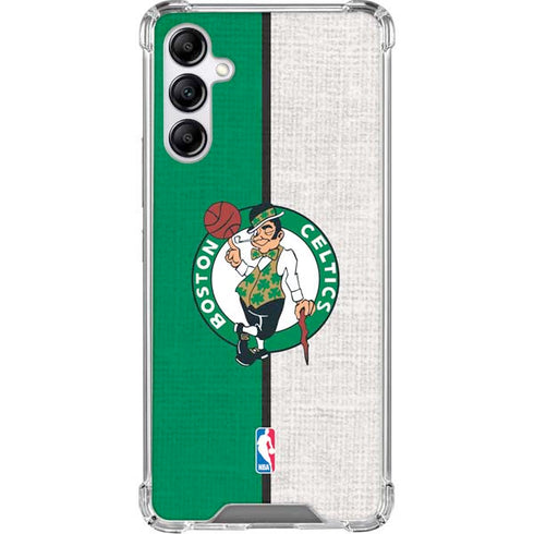 NBA Boston Celtics Canvas Galaxy A15 5G Clear Case