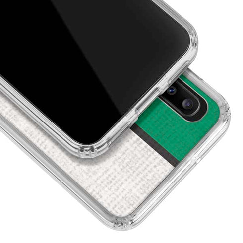 NBA Boston Celtics Canvas Galaxy A20 Clear Case